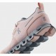 On Cloud Waterproof Running Shoes Rose/Lunar Women