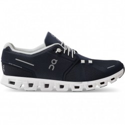 On Cloud 5 Running Shoes Midnight/White Men